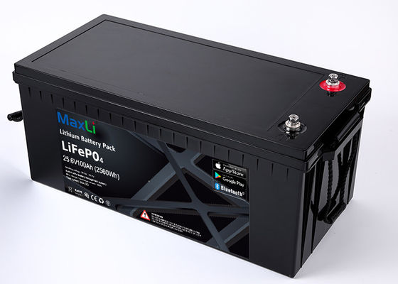 باتری 24V 2560Wh 100Ah RV باتری های قابل شارژ لیتیوم